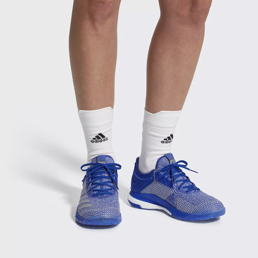 Adidas Crazyflight X 2.0 Tenis De Voleibol Azules Para Mujer (MX-13797)